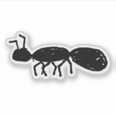 Grappige Mier Sticker - Cadeaubon met Grappige Sch (Voorkant)
