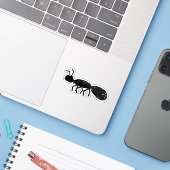 Grappige Mier Sticker - Cadeaubon met Grappige Sch (Laptop met iPhone)