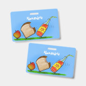 Grappige mieren tekenfilm badge (Voor- en achterkant)