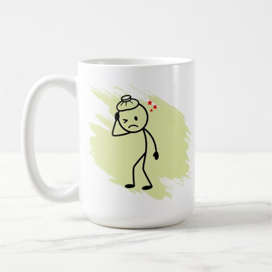 Grappige Migraine Modus Aangepaste Conditie Koffie Koffiemok (Links)