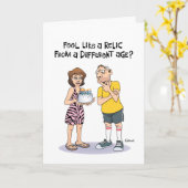 Grappige mijlpaal 60e verjaardag kaart (Gele Bloem)