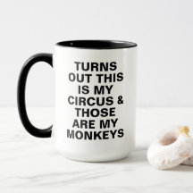 Grappige Mijn Circus Mijn Apen Baas Humor