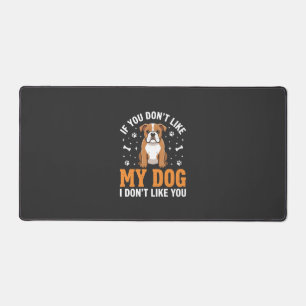 Grappige Mijn Hond Bulldog Citaat Bureaumat