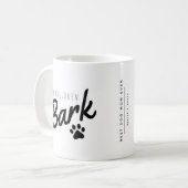 Grappige Mijn Kinderen Blaffen Hond Moeder Koffiemok (Voorkant links)