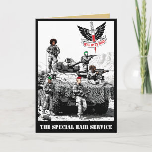 Grappige Militair Humor Parodie SAS Kaart