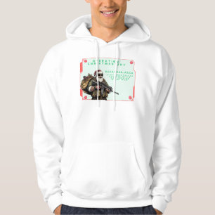 Grappige Militair/Kerstman Hoodie