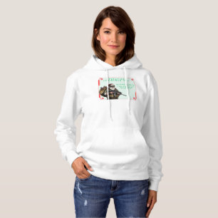 Grappige Militair/Kerstman Hoodie