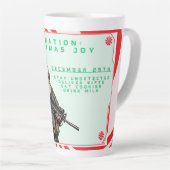 Grappige Militair/Kerstman Latte Mok (Rechterhoek)