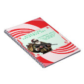 Grappige Militair/Kerstman Notitieboek (Rechterzijde)