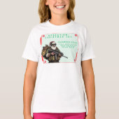 Grappige Militair/Kerstman T-shirt (Voorkant)