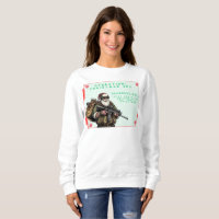 Grappige Militair/Kerstman