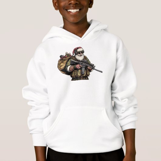 Grappige militaire/Kerstman (Voorkant)