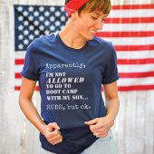 Grappige Militaire Mam Boot Camp Going Away Feestg T-shirt