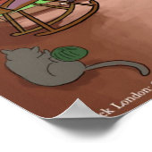 Grappige Mills Over Walvissen Poster (Hoek)