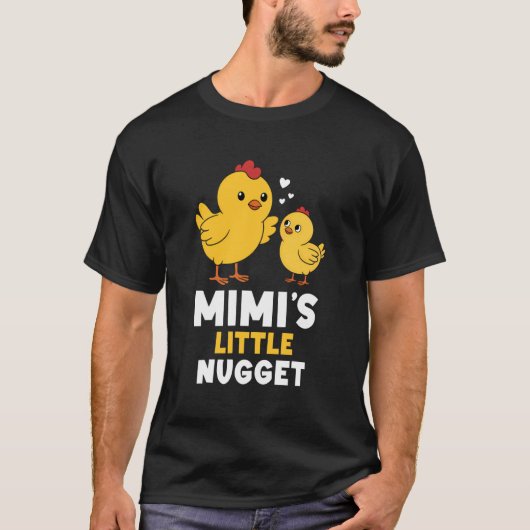 Grappige Mimi en Nugget Kip Mimiu2019s Grootkind T-shirt (Voorkant)