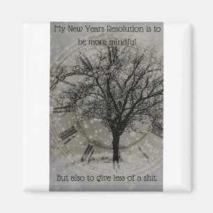 Grappige mindfulness magneet