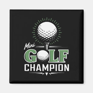 Grappige Mini Golf Miniatuur Golf Kampioen Golfer Magneet