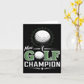Grappige Mini Golf Miniatuur Golfen Champion Golfe Kaart (Gele Bloem)
