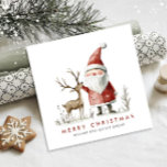 Grappige Minimal Santa Claus Christmas Corporate Feestdagenkaart<br><div class="desc">Verrassend en vreugde voor je naaste en maak de viering onvergeeflijk. Voor verdere aanpassing,  te klikken gelieve de "pas verder"verbinding aan en ons ontwerphulpmiddel te gebruiken om deze sjabloon te wijzigen.</div>