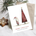 Grappige Minimal Santa Claus Christmas Corporate Feestdagenkaart<br><div class="desc">Verrassend en vreugde voor je naaste en maak de viering onvergeeflijk. Voor verdere aanpassing,  te klikken gelieve de "pas verder"verbinding aan en ons ontwerphulpmiddel te gebruiken om deze sjabloon te wijzigen.</div>
