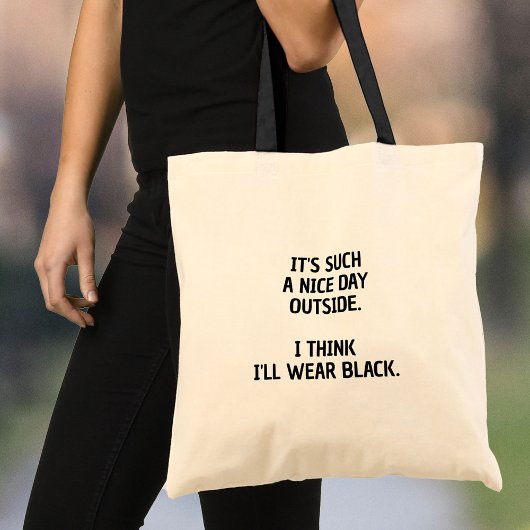 Grappige minimalistische Canvas tas voor modieus M