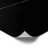 Grappige Minimalistische F-caw-f Gotische Raaf Don Poster (Hoek)