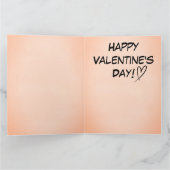 Grappige Minimalistische Valentijnsdag kaart (Binnen)