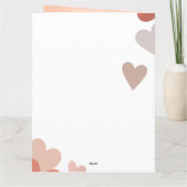 Grappige Minimalistische Valentijnsdag kaart (Achterkant)