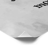 Grappige minimalistische Waterverf print kunst uil Perfect Poster (Hoek)