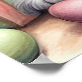 Grappige Misfit Pasen Kerstkonijnen Poster (Hoek)