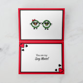 Grappige Miso en Sojasaus Woordspeling Valentijnsd Kaart (Binnen)