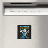 Grappige Missie Vijfde Graad Geaccepteerde Jongens Magneet (Insitu (Vaatwasser))