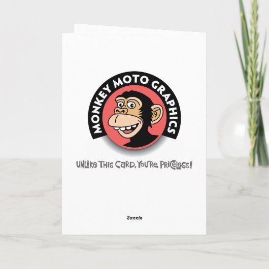 Grappige Mistletoe Kerstmis Feestdagen Kaart (Achterkant)