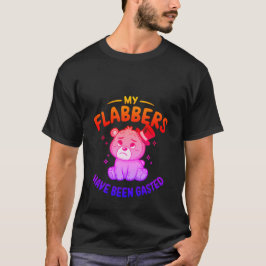 Grappige "M'n Flabbers Zijn Geshockeerd" Knuffelbe T-shirt
