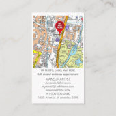 grappige mobiele fotokaart business car visitekaartje (Achterkant)