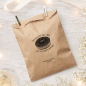 Grappige moderne donut bruiloft bedankzakje (Geknipt)