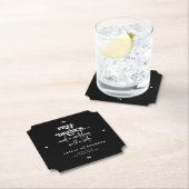 Grappige moderne gratis drinken bruiloft opslaan v kartonnen onderzetters (Insitu)