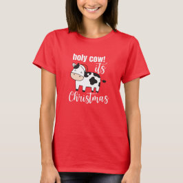 Grappige Moderne Kerstmis Minimalist Trendy Stijlv T-shirt
