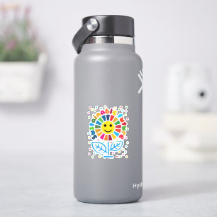 Grappige moderne trendy Motivatie duurzame geschen Sticker