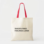 Grappige moderne typografie minimalistische grote  tote bag (Voorkant)