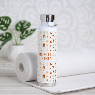 Grappige Moeder Brandstof Alleen Boho Waterfles Ca