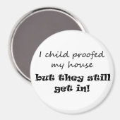 Grappige moeder cadeau ideeën ouderschap grap koel magneet (Voorkant / Achterkant)