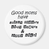 Grappige moeder citeert schattige humor magneet (Voorkant)