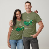 Grappige moeder Clucker Kip Boer Groene Kip T-shirt (Unisex)