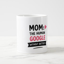 Grappige Moeder De Menselijke Google Koffiemok Grote Koffiekop
