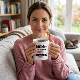 Grappige Moeder De Menselijke Google Koffiemok Grote Koffiekop
