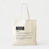 Grappige Moeder Definitie Tote Bag (Voorkant)
