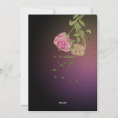 Grappige moeder dochter Waterverf Flowers Feestdagenkaart (Achterkant)