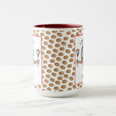 Grappige moeder etnische Vrouw Cartoon koffie Mok (Midden)