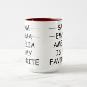 Grappige Moeder Favoriete Kind / Mam Verjaardag Ko Mok (Midden)